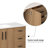 48" Modern Farmhouse Freestanding Bathroom Vanity with 9 Drawers, Light Oak-830899036-830899033