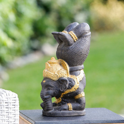 Yoga Ganesha 16"H