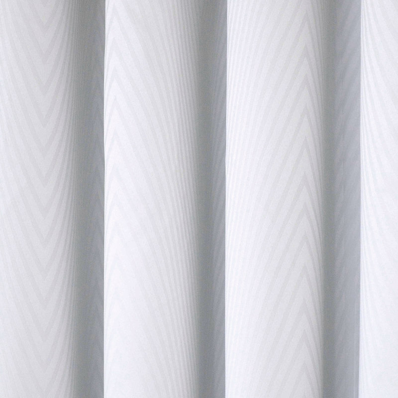 Cassidy Blackout Curtain Single Panel, White, 52" W x 63" L