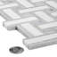 11" x 11" Marble Look Subway Wall & Floor Tile