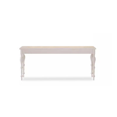 Rectangular Solid Wood Dining Table in French Retro Style