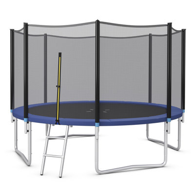 McKittrick Freeport Park 366cm Octagon Backyard Trampoline with Safety Enclosure
