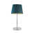 Silver Base/Bottle Green/Gold Shade