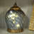 Blue LED Lanterns Twisted Iridescent Moroccan Style Lantern