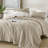 Mina Waffle Weave Textured Cozy Quilt Set-102616697-102616698