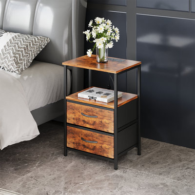 40 cm W Bedside Table
