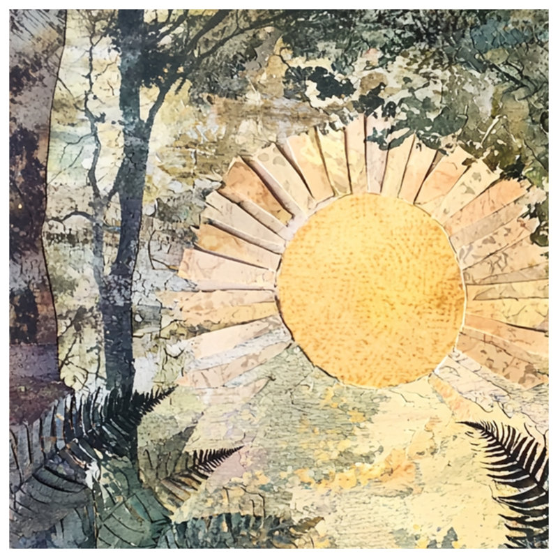 Sunlight Through Ferns Blankets, 50in W x 60in H
