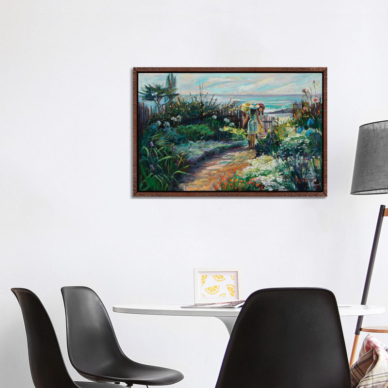 Pacific Gardens by Marie Massey - Gallery-Wrapped Canvas Giclée on Canvas, Classic Wood Floated Frame