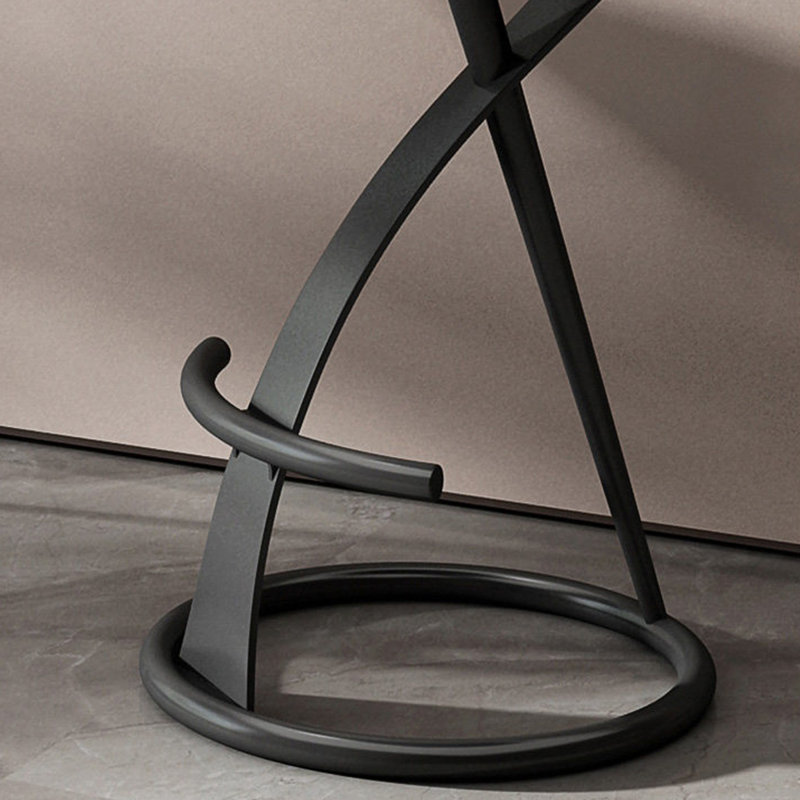 Chaise d'appoint noire (dossier de 6), Noir, 6, 29.53"