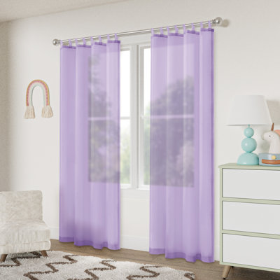 Paire de rideaux Voile