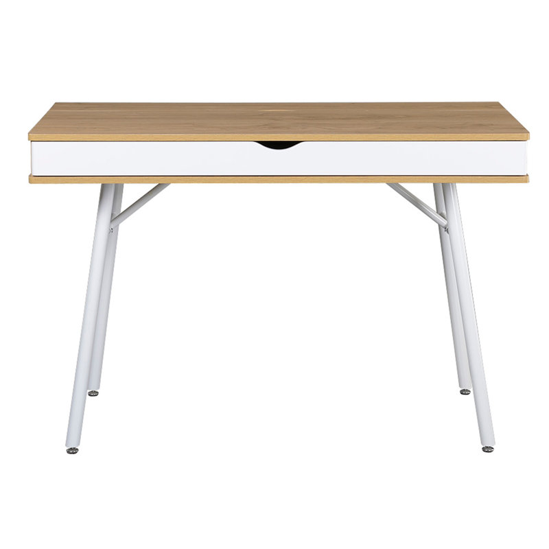 Bureau d'ordinateur moderne à plusieurs rangements