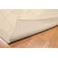 Tapis à aire beige en laine Davies