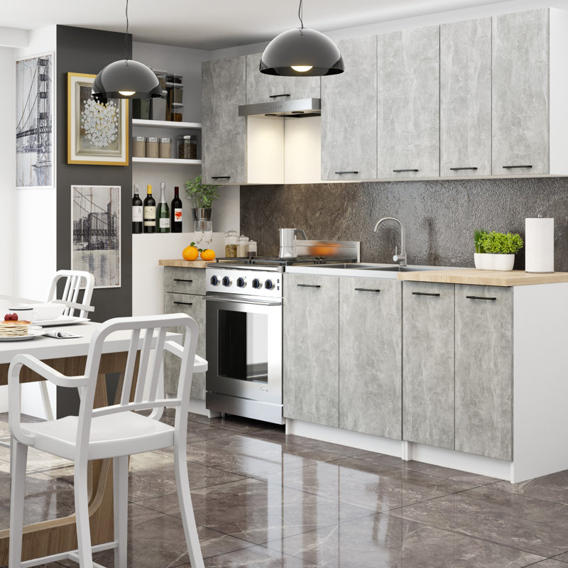 Kuch-Oliwia-Bet Particleboard Wall Unit Cabinet, 72cm H x 80cm W x 30cm D