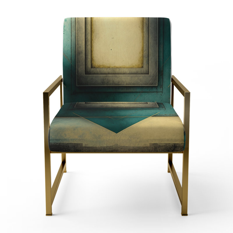 Fauteuil d'appoint beige Perfect Perfect Perfectfect, Doré
