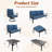 9 PCS Outdoor Metal Conversation Set For 10 Person-677971875