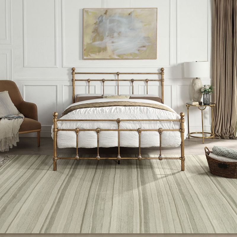 BAYFORD Metal Bed, Small Double (4'), Brass