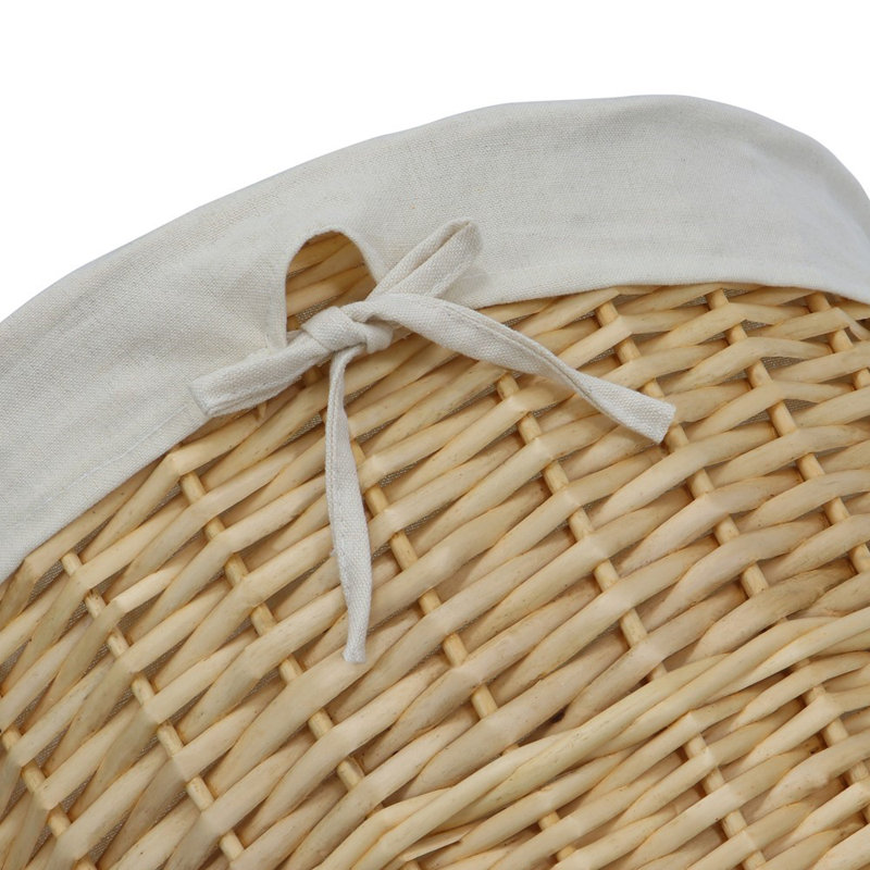 Hand Woven Wicker Laundry Hamper