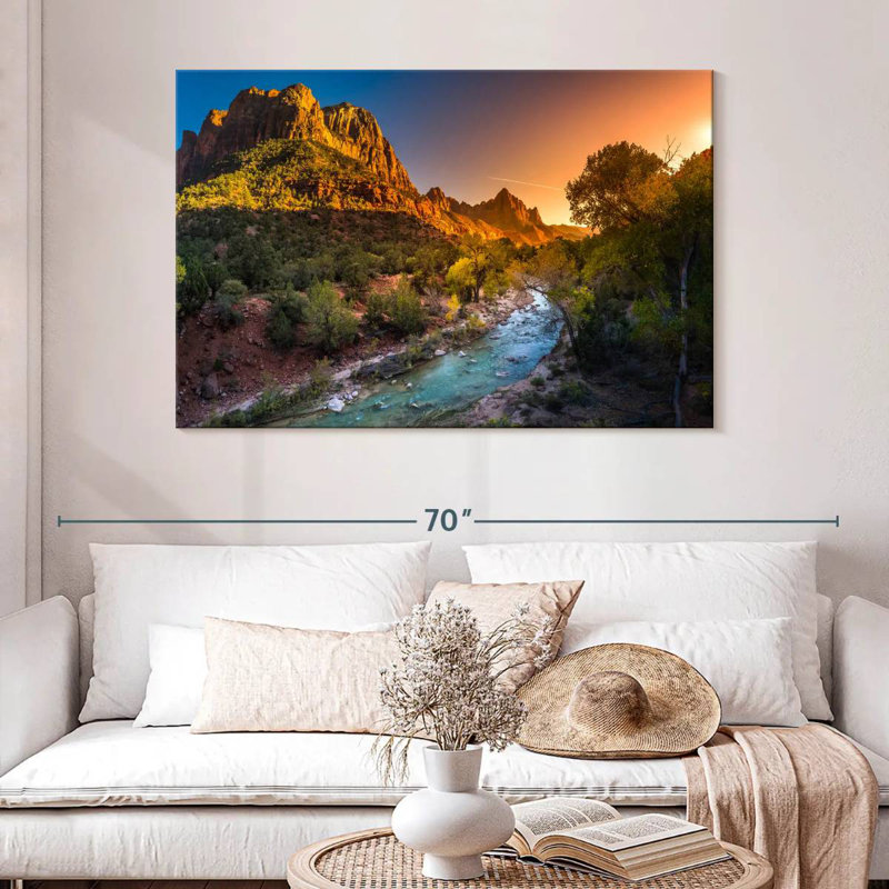 Rivière Alvord Zion National Park, H 32 po x l 48 po
