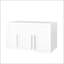 Armoire de rangement murale empilable en bois, 40 cm (P) x 90 cm (L) x 50 cm (H), étagères réglables, buffet d'appoint multifonctionnel