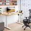 110/130/150 Cm W T-Shaped Standing Desk-1891942818-1891942847-1891942843