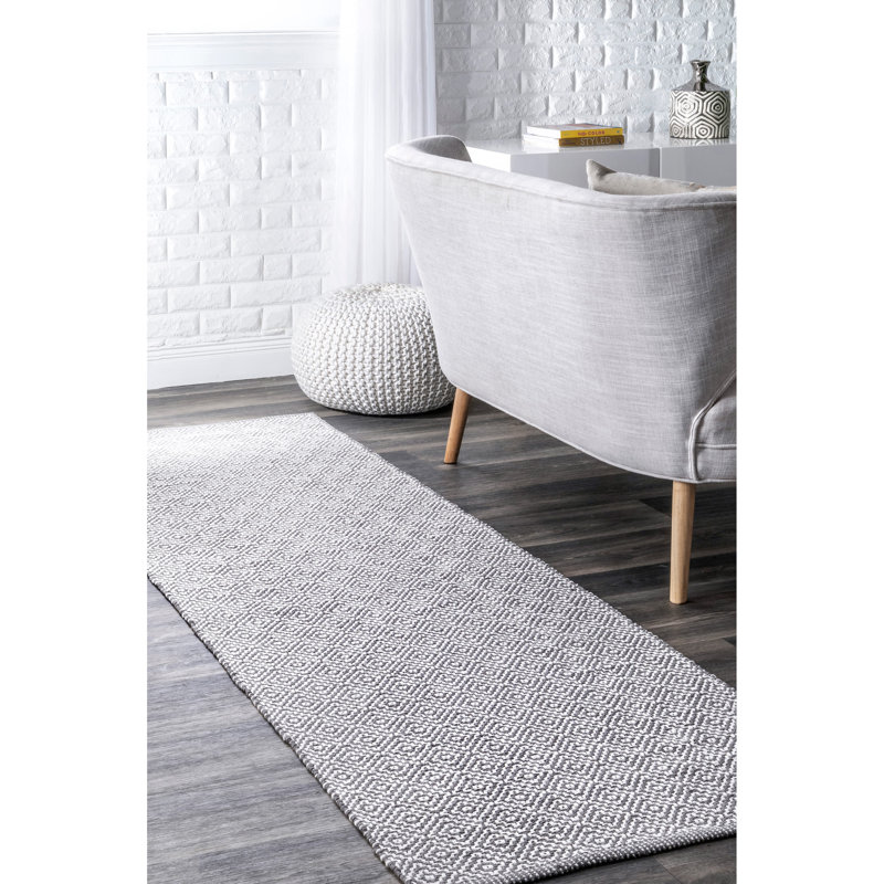 Boise Cotton Geometric Indoor Rug, Runner 2'6" x 6'