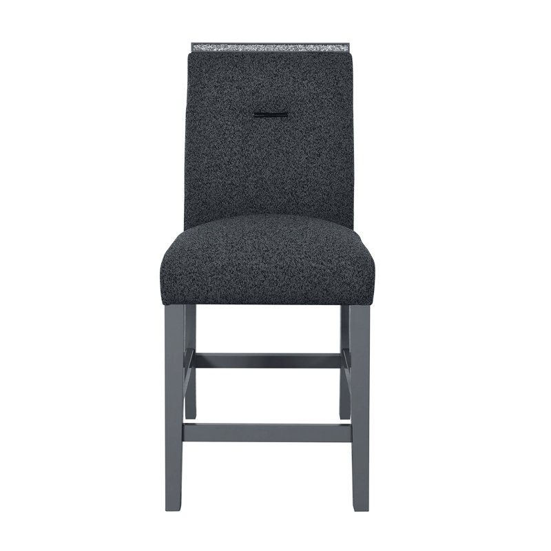 ARIYA DARK GREY BAR STOOLS
