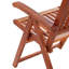 Charmayne Folding Garden Chairs Solid Acacia Wood Brown