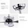 52'' ABS Blades Ceiling Fan With Lights And Remote