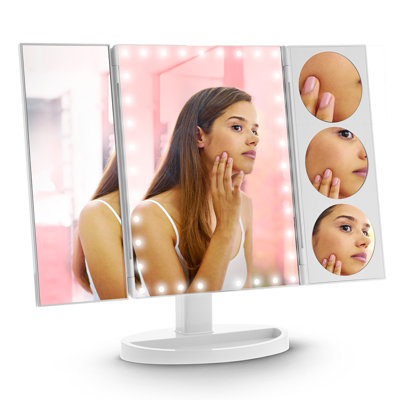 Miroir de maquillage lumineux sans cadre Modern