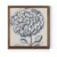 Indigo floral sur lin III - Toile encadrée de qualité supérieure - Toile encadrée de qualité supérieure - reproduction de cadre photo-2080313911-2143341347-2080313910