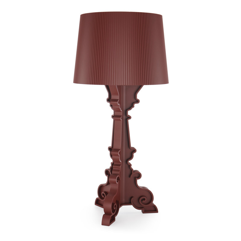Bourgie Table Lamp, Burgundy