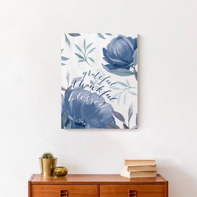 " Grateful Thankful Blessed " Painting Print