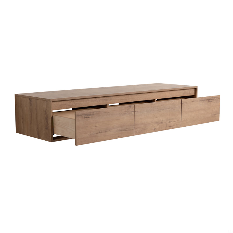 Armoire de salle de bain 60 po, tiroir à fermeture en douceur (seulement meuble-lavabo, sans lavabo)
