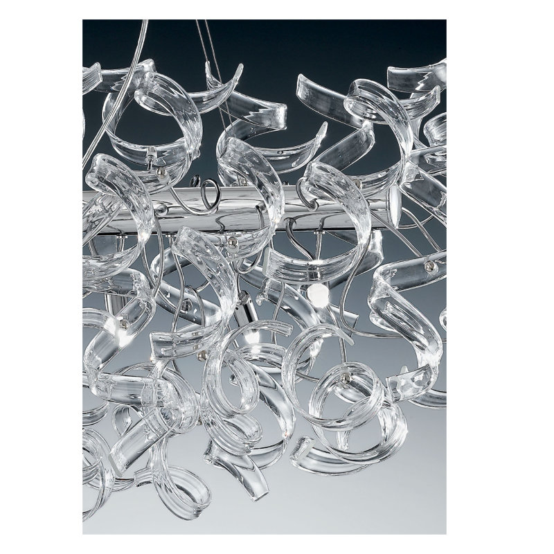 Astro 1-Light Novelty Pendant, Transparent
