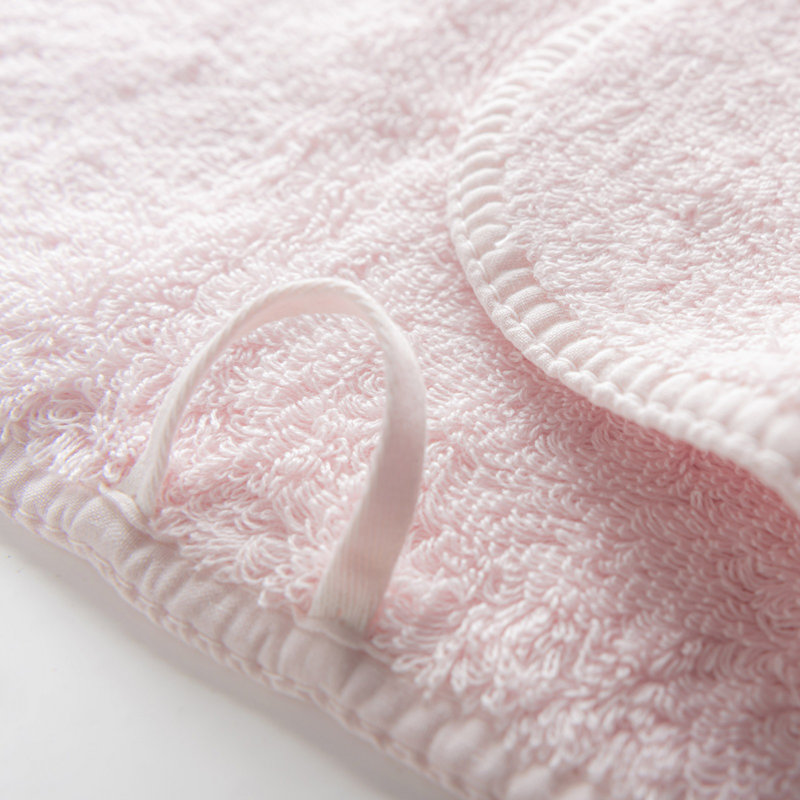 Long Double Loop Hand Towel, Pearl, 12" W x 20" L