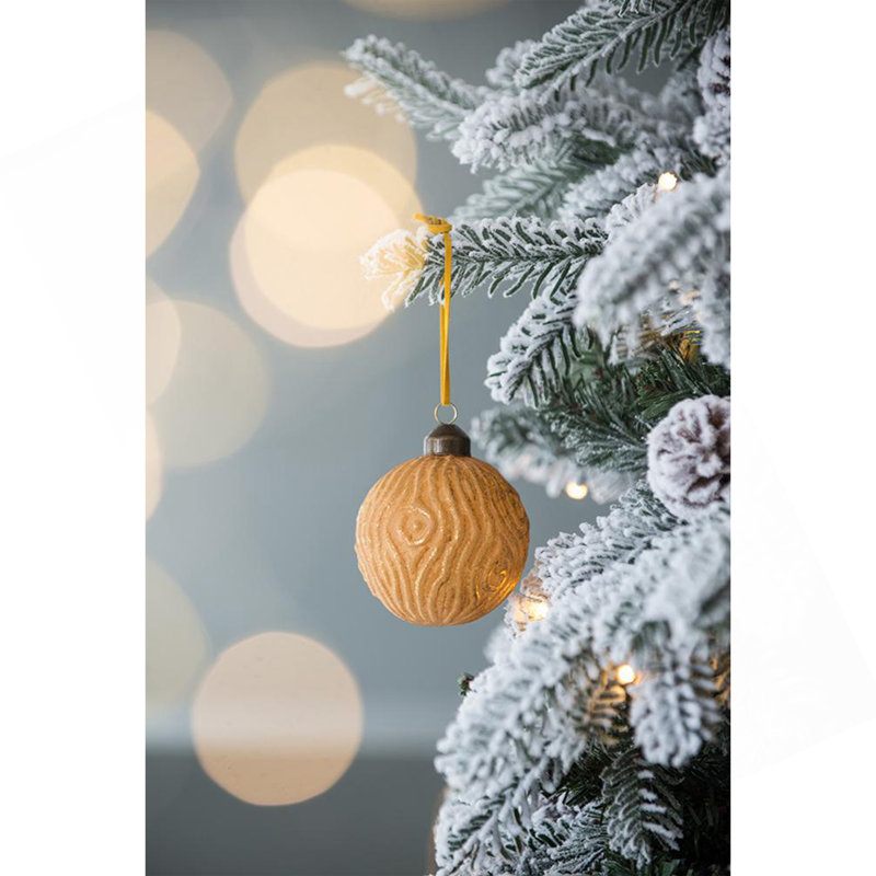 D3 "boules de Noël, boules de Noël suspendues en verre pour décorations de fêtes, lot de 12