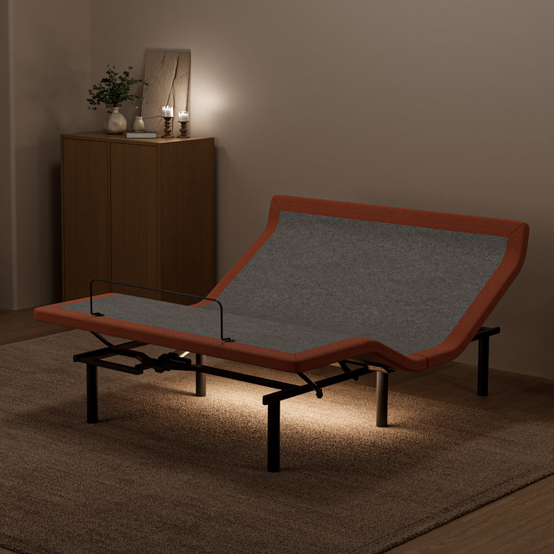 ESHINE Zero Gravity Adjustable Bed Frame With 14“ Hybrid Mattress, Pillow Tilt, Massagae, Wireless Control & APP, USB & Type C Ports on both sides