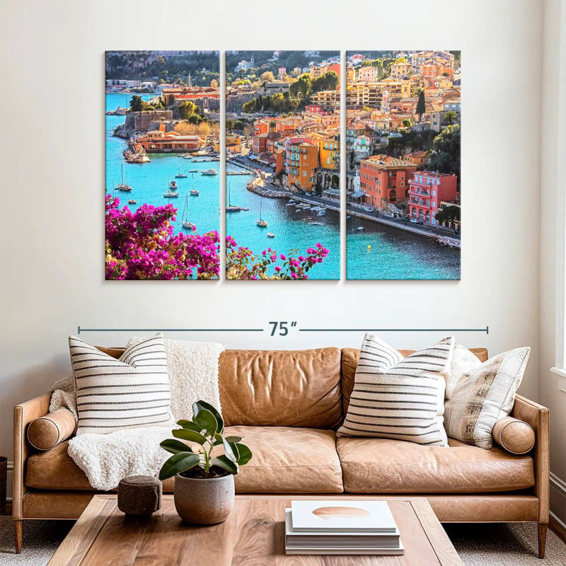 Sébbie French Riviera Summertime, H 42 po x l 65 po