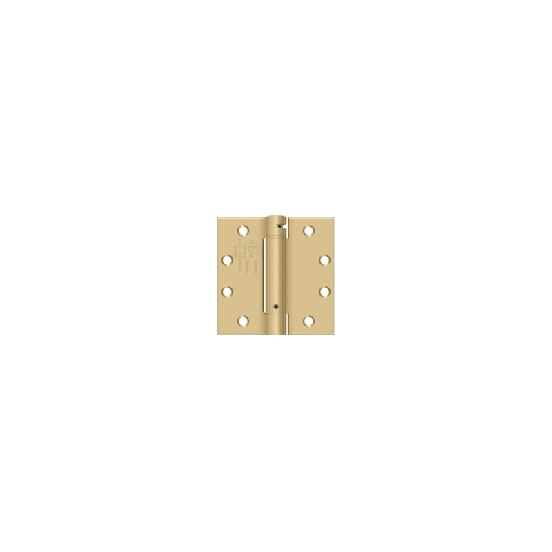 Steel Hinge, Brushed Brass