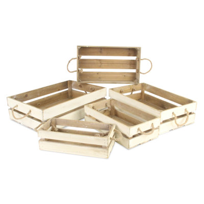 Cheungs Solid Wood Decorative Bin