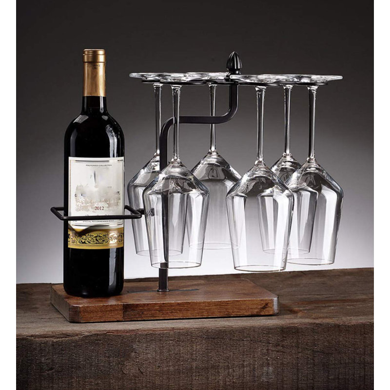 Red Wine Stemware Racks Kitchen Bar Table Decoration