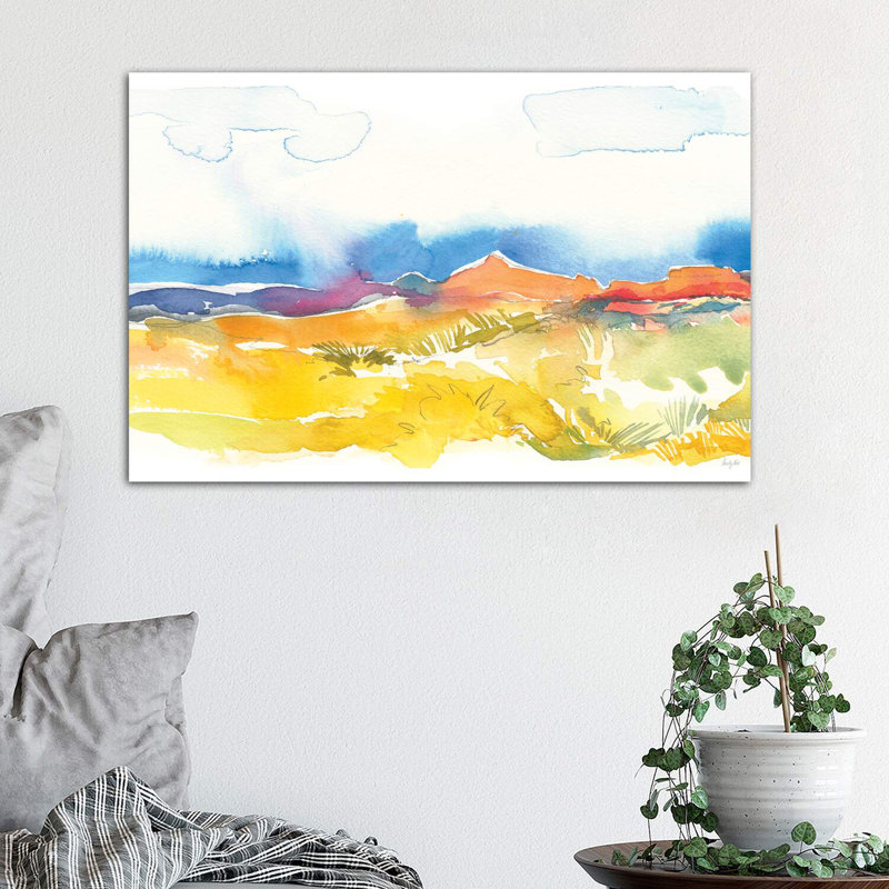 Mesa View I by Kristy Rice - Wrapped Canvas Painting, 45.72cm H x 66.04cm W x 3.81cm D