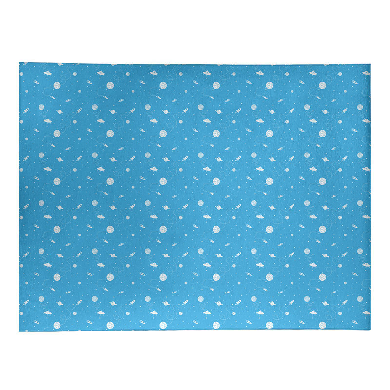 Tapis de zone verte outer space, Rectangle 8 pi x 10 pi