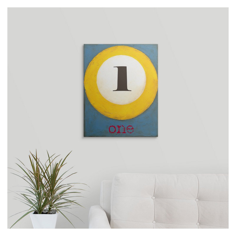 «Graphic Pool I» par Jennifer Goldberger, H 20 po x l 16 po x P 1,5 po, Toile