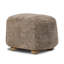Bilbury Oval Ottoman-Taupe Shearling-42650461-42650462