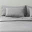 Ensemble de draps pour grand lit, 100% coton peigné, très doux, respirant, 4 pièces, grand lit, gris-87805298-87805299