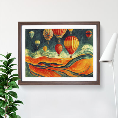 Surreal Hot Air Balloons - Framed Print