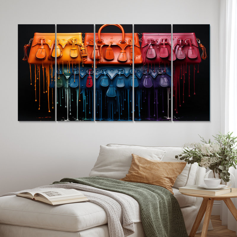 Fashion Bag Envy Pointillism - Ensemble de décoration murale Fashion