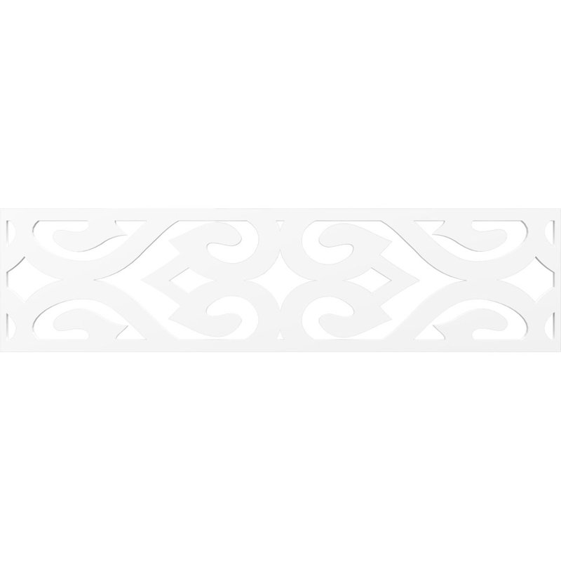 Moulure de chantournage Keene, H 12 po x l 47 po x P 0,38 po, PVC de qualité architecturale