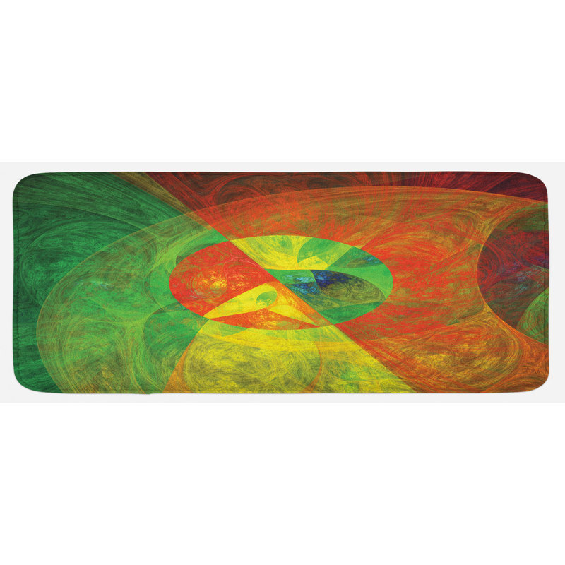 Modern & Contemporary Polyester Kitchen Mat